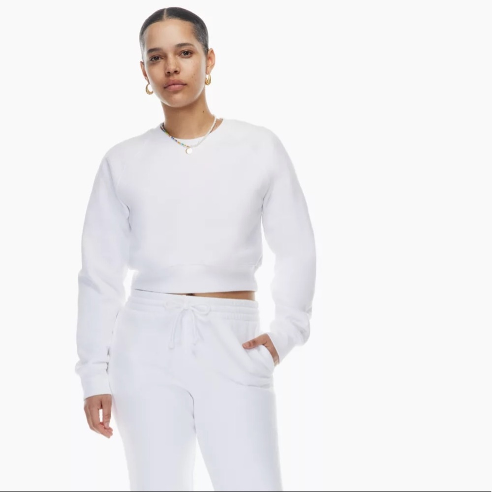 TNA aritzia crop fleece